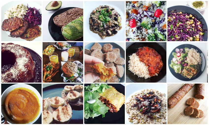 instagram feed vegan food