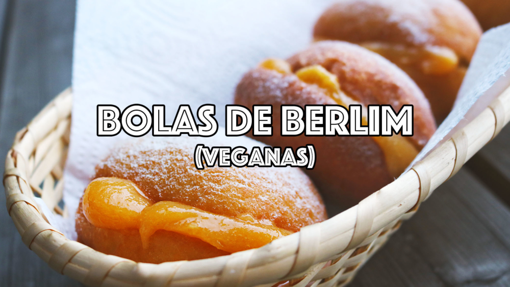 bolas de berlim veganas