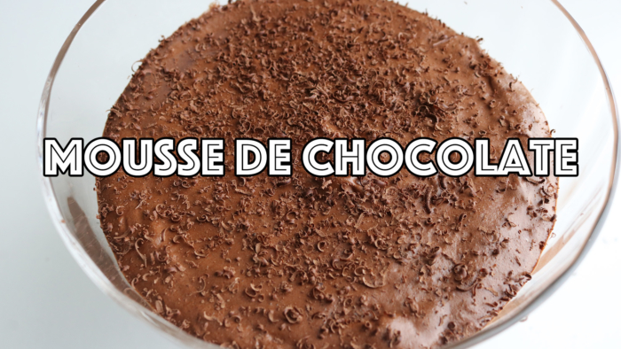 mousse de chocolate