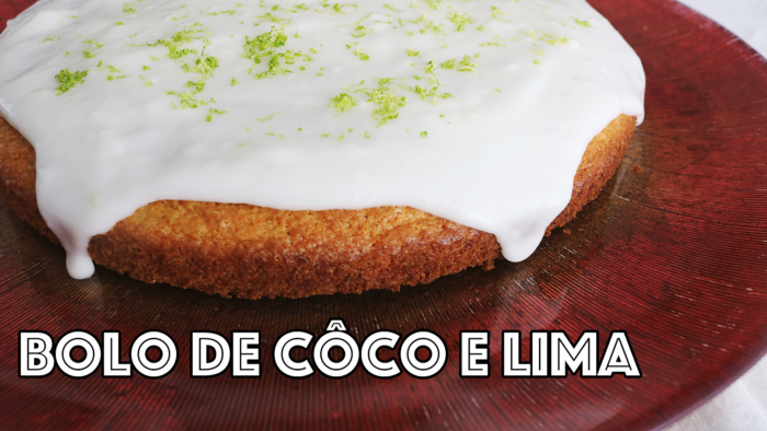 bolo de côco e lima