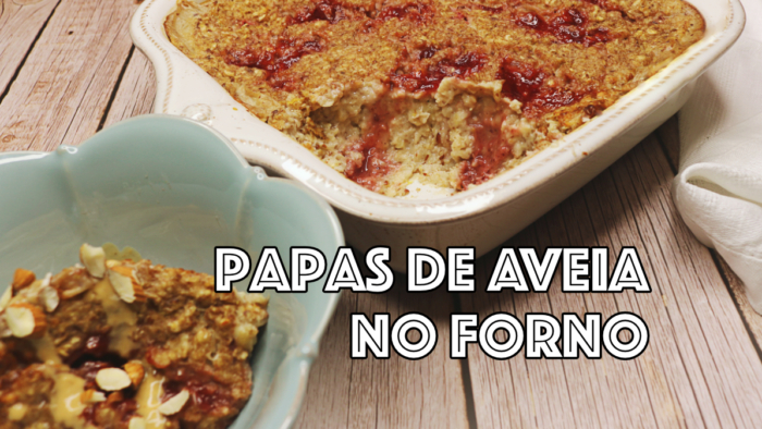 papas de aveia no forno