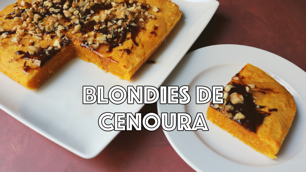 blondies de cenoura