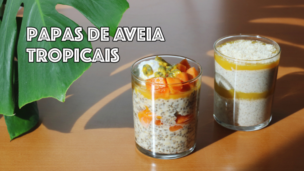 papas de aveia tropicais