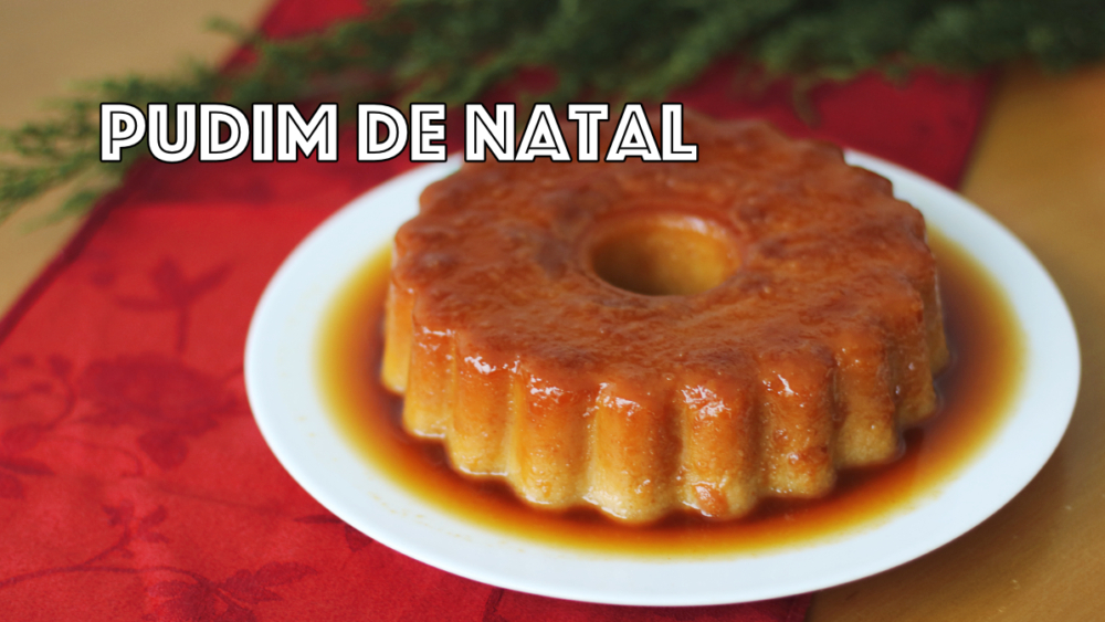 pudim de natal